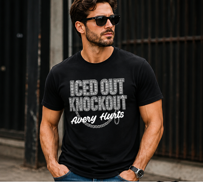 Iced Out Knockout – Avery Hurts T-Shirt
