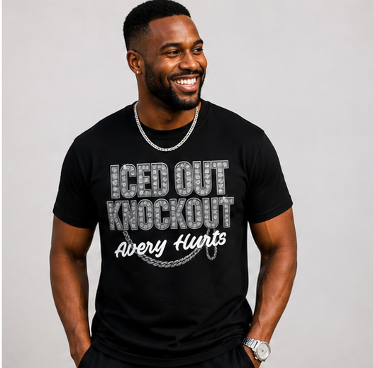 Iced Out Knockout – Avery Hurts T-Shirt