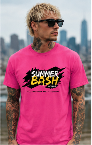 Summer Bash Logo T- Pink