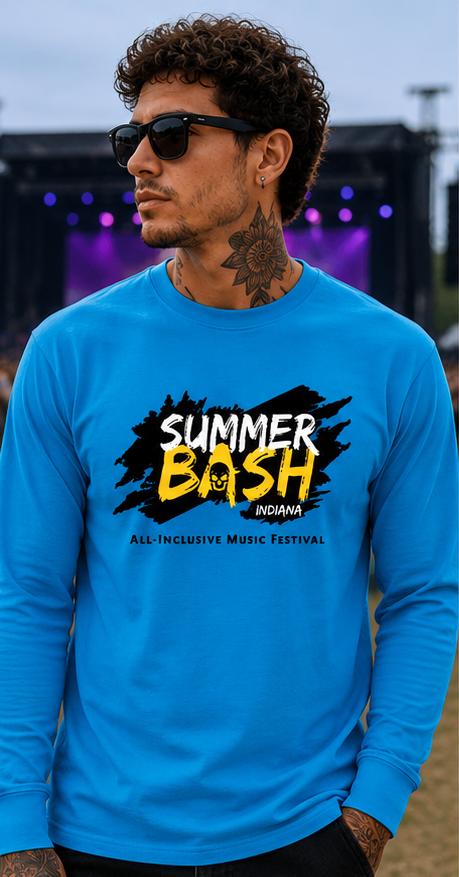 Summer Bash Long Sleeve- Blue