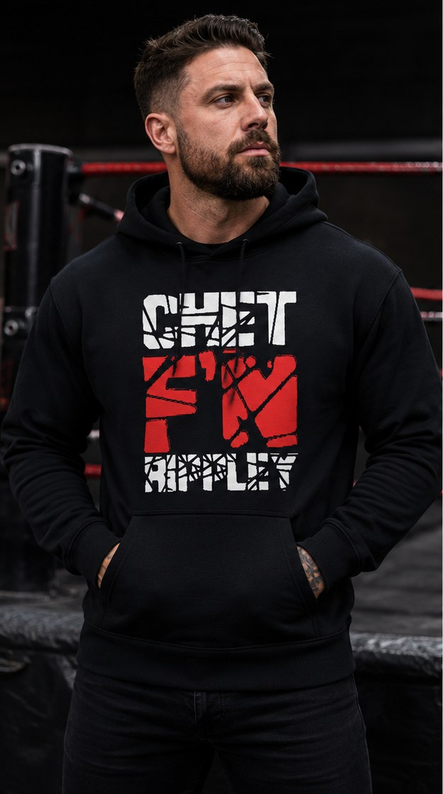 Chet F'N Rippley Black 50/50 Hoodie