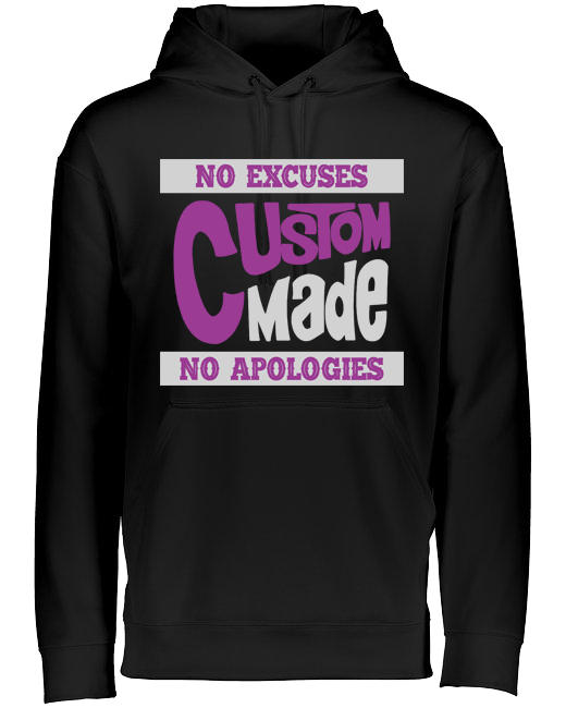 Custom Made Moisture Wicking Hoodie