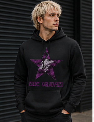 Eric Draven Black Moisture Wicking Hoodie