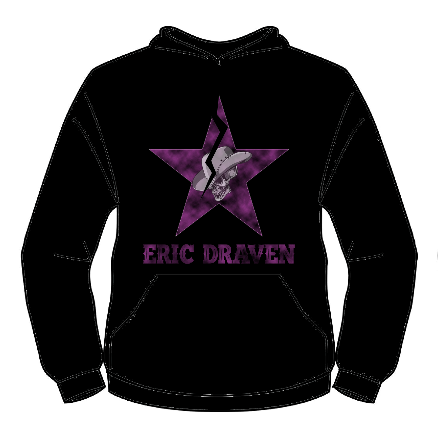Eric Draven Black 50/50 Hoodie