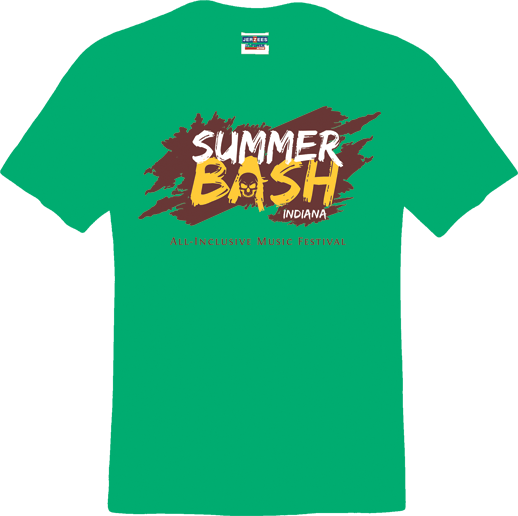 Summer Bash Logo T- Kelly Green