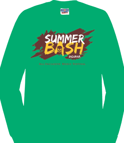 Summer Bash Long Sleeve T- Kelly Green