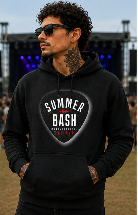 Summer Bash Guitar Pic Hoodie