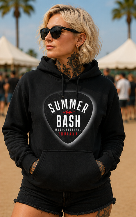 Summer Bash Guitar Pic Hoodie