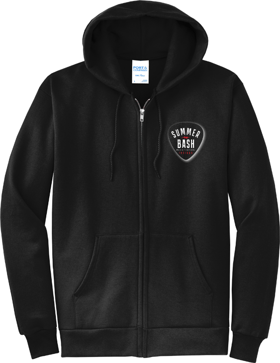 Summer Bash Guitar Pic Full Zip Hoodie