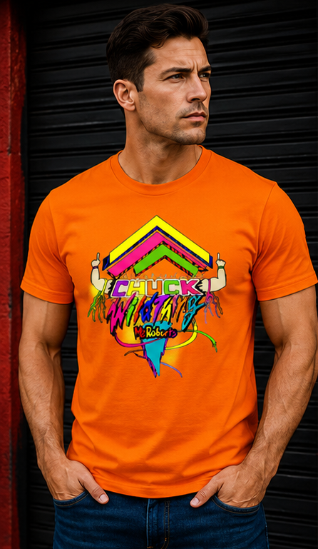Chuck McRoberts Wildthing T-Shirt- Orange