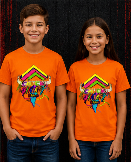 Chuck McRoberts Wildthing T-Shirt- Orange