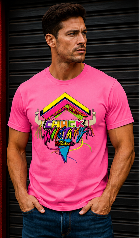 Chuck McRoberts Wildthing T-Shirt- Pink