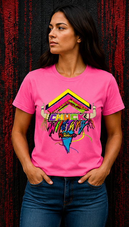 Chuck McRoberts Wildthing T-Shirt- Pink