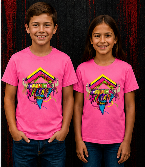 Chuck McRoberts Wildthing T-Shirt- Pink