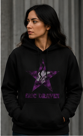 Eric Draven Black 50/50 Hoodie