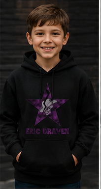 Eric Draven Black 50/50 Hoodie