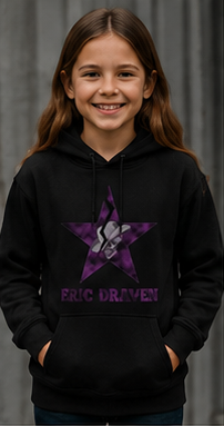 Eric Draven Black 50/50 Hoodie