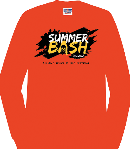 Summer Bash Long Sleeve T- Orange