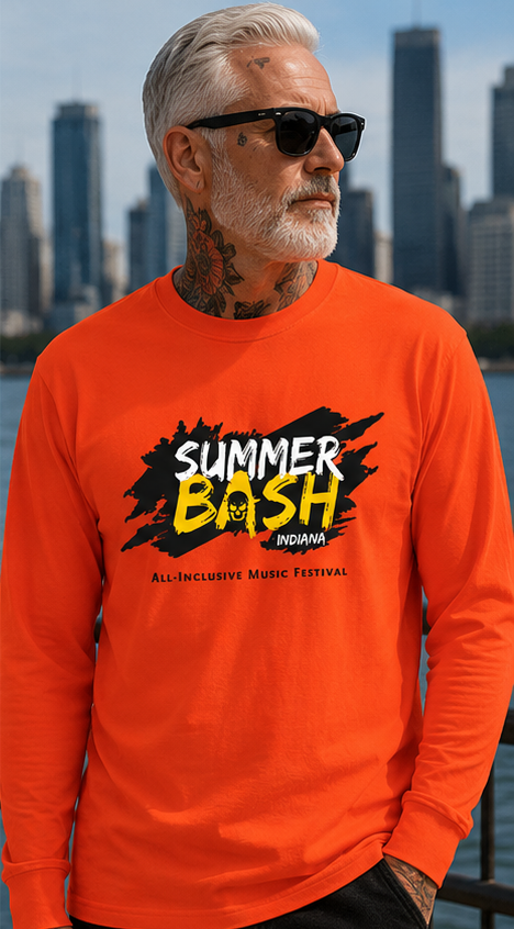 Summer Bash Long Sleeve T- Orange
