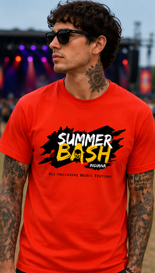 Summer Bash Logo T- Orange