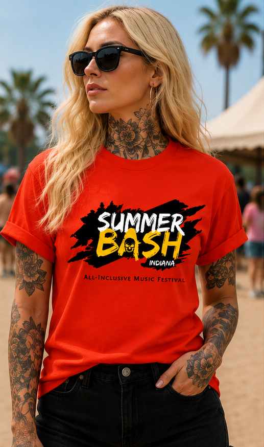 Summer Bash Logo T- Orange