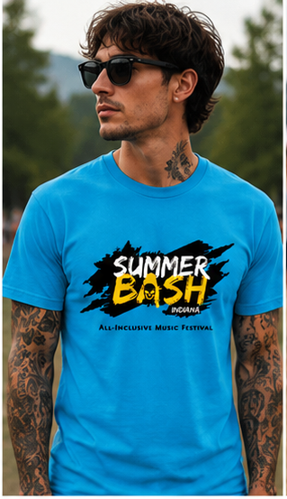 Summer Bash Logo T- Blue