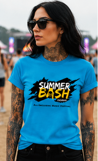 Summer Bash Logo T- Blue