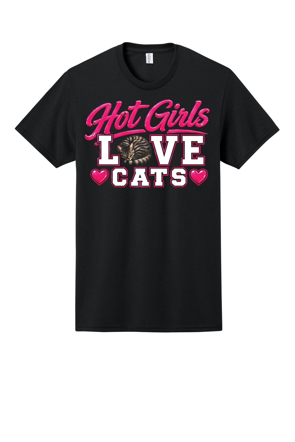 Hot Girls Love Cats T-Shirt