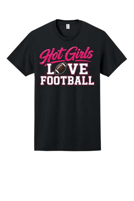 Hot Girls Love Football TShirt