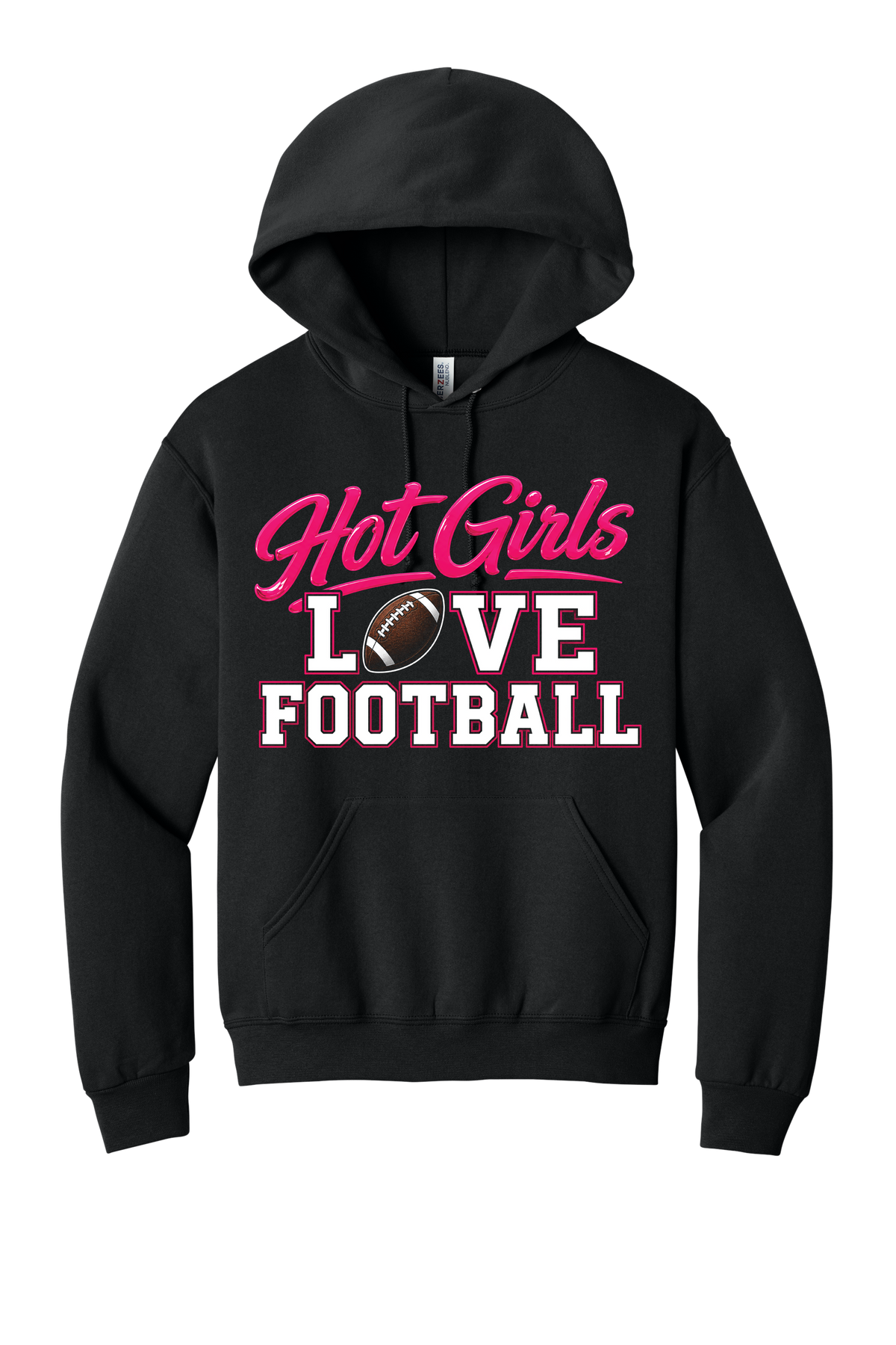 Hot Girls Love Football Hoodie