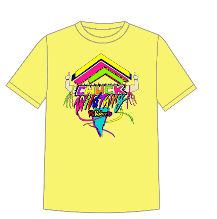 Chuck McRoberts Wildthing T-Shirt- Yellow