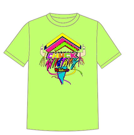 Chuck McRoberts Wildthing T-Shirt- Lime Green