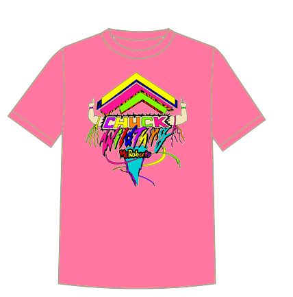Chuck McRoberts Wildthing T-Shirt- Pink