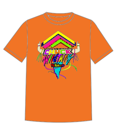 Chuck McRoberts Wildthing T-Shirt- Orange