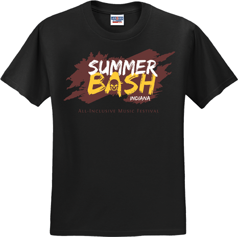 Summer Bash Logo T- Black
