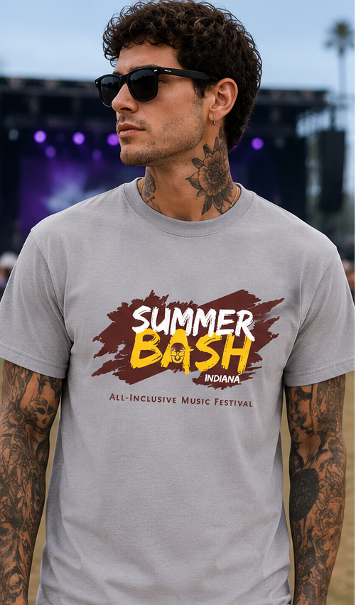 Summer Bash Logo T- Silver