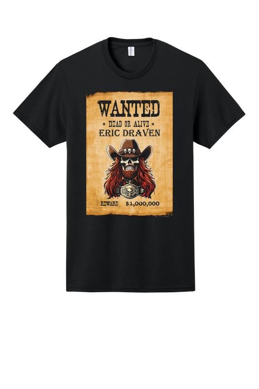 WANTED: Eric Draven Pro Wrestling T-Shirt